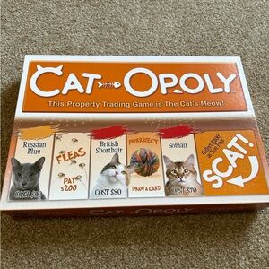 Cat opoly board game